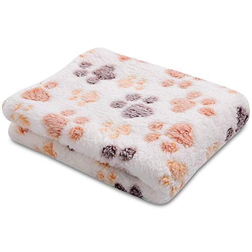 CHUER Decke für Haustier Hundedecke Katzendecke Fleece-Decke/Tier Schlafdeck Super Softe Warme und Weiche(60 * 40cm) von CHUER