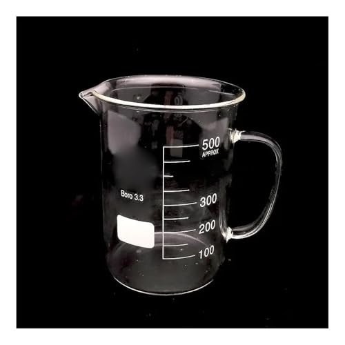 1 STÜCKE 50 ml Bis 2000 ml 3,3 Borosilikatglas Becher Mit Griff Labor(200ml) von CHUIXISH