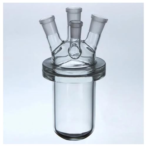 1 Satz 500 ml 1000 ml 2000 ml Glas-4-Hals-Fass-förmiger Kolbenreaktor mit vier Mündern(1000ml 29x24x3) von CHUIXISH