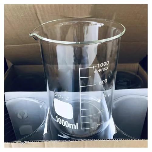 1 Set Labor Borosilikatglas Becher Größen Experiment Labor Ausrüstung(5000ml 1pcs) von CHUIXISH