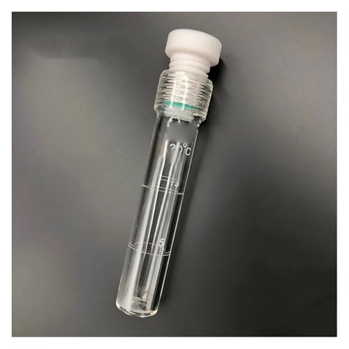1 stücke 10 ml 25 ml 50 ml 100 ml Glas Insgesamt Schraube Farbmetrischen Rohr Schraube Glas Druck Rohr(25ml flat bottom) von CHUIXISH