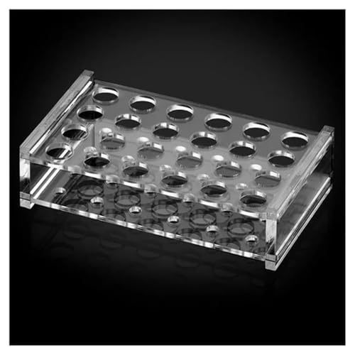 1 stücke 11mm * 24 Löcher Zentrifugenröhrchen Rack Ständer Acryl Organisches Glas Laborgeräte von CHUIXISH