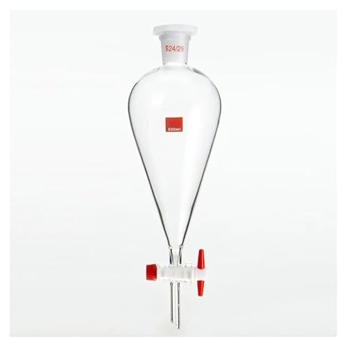 1 stücke Birnenförmigen Trichter Mit PTFE Kolben Klar Und Dick 30ml Zu 1000ml for Labor(1000ml No.24 caliber) von CHUIXISH