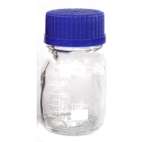 1 stücke Labor 100 ml 250 ml 500 ml 100 0 ml Glas Mund Reagenz Flasche Versiegelt Flasche(Type-B 100ml) von CHUIXISH