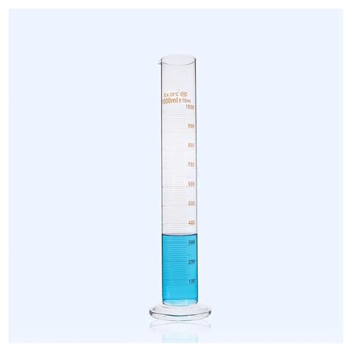 1 stücke Labor Skaliert Messzylinder 5ml Bis 1000ml Verdicken Glas Container Labor(100ml) von CHUIXISH