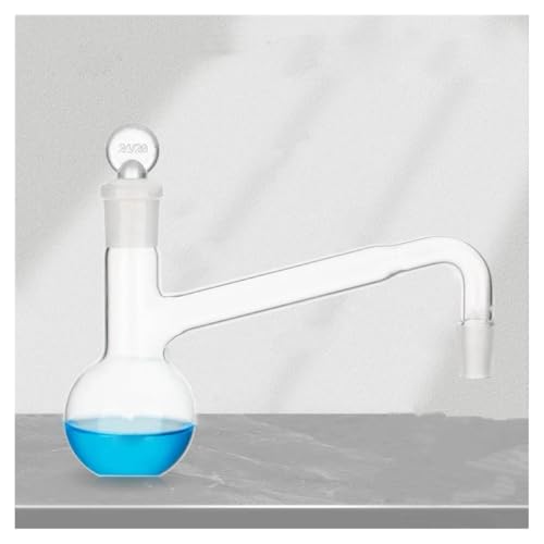 100 ml Destillationsglaskolben mit flachem/rundem Boden, Verwendung for Extraktionslaborglaswaren(Flat bottom 24X24) von CHUIXISH