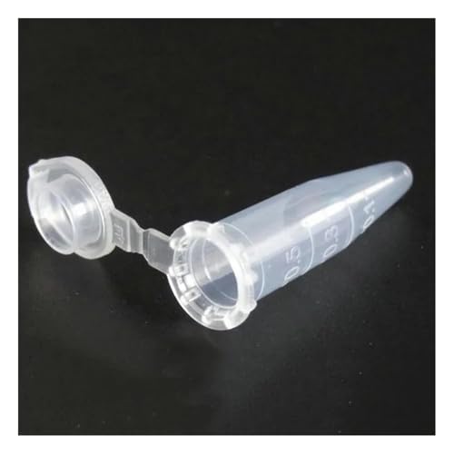 1000 teile/los 0,5 ml Kunststoff Kegel Zentrifugenröhrchen Mit Skala Linie for Arten Von Labor von CHUIXISH
