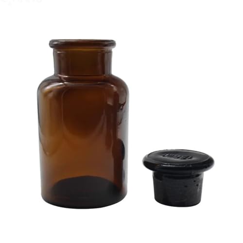 2 stücke/60 ml 125 ml 250 ml 500 ml 1000 ml Braun Glas Mit Glaswaren In Stopfen Labor(2-Large mouth 1000ml) von CHUIXISH