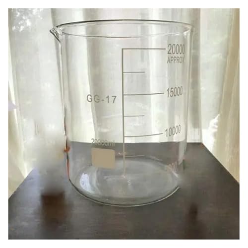 20000 ml Becherglas, 20 l, niedrige Form, Becherglas, Laborglas von CHUIXISH