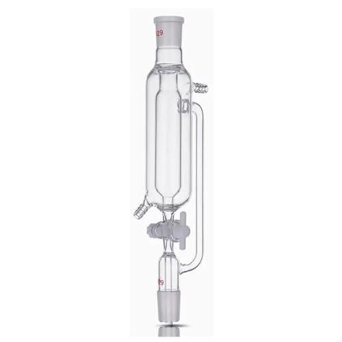250 ml Glas-Doppelschicht-Trichter mit konstantem Druckabfall, 4F-Kolbengelenk-Ventilmantel-Trenntrichter(50ml 24X24) von CHUIXISH