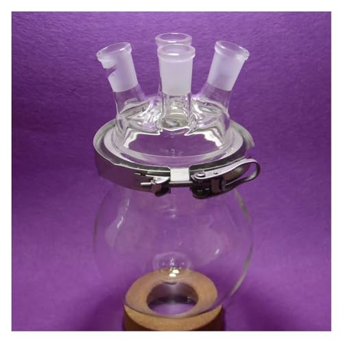 3000 ml 4-Hals-Reaktionskolben 24/40 Kolben mit leicht zu klemmendem 3-Liter-Reaktor for Labore 3000 ml 4-Hals-Reaktionskolben 24/40 Kolben mit leicht zu klemmendem 3-Liter-Reaktor for Labore von CHUIXISH