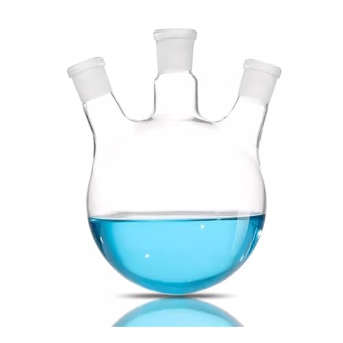 50/100/250/500/1000 ml/2000 ml Geneigter Dreihals-Rundkolben Destillationskolben Labor(10ml 19x19x19) von CHUIXISH