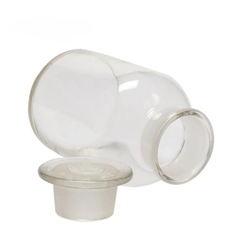60 ml 125 ml 250 ml 500 ml 1000 ml 2500 ml Klares/braunes Glas mit breiter Öffnung, Reagenzflasche, Laborexperiment(2500ml Clear) von CHUIXISH