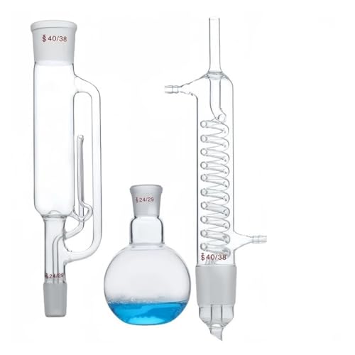 60 ml-500 ml Extraktionsgerät mit Kondensator-Labor-Borosilikatglas-Kit-Extraktor(150ml Serpentine) von CHUIXISH