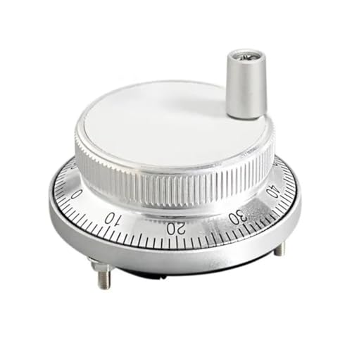 60mm CNC Pulser Elektronische Handrad 5V 12V 24V 4 6 Pin Puls 25 100 Manuelle Generator Rotary(Silvery,24V-4 Pin-100 Pulser) von CHUIXISH