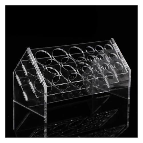 Acryl-Displayständer Regal for Tubes Transparent Storage Rack Holder Tube Rack 6 8 10 15Wells(15ml50ml-15holes) von CHUIXISH