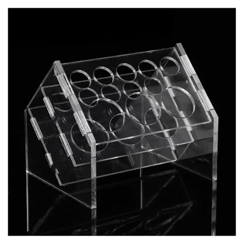 Acryl-Displayständer Regal for Tubes Transparent Storage Rack Holder Tube Rack 6 8 10 15Wells(15ml50ml-8holes) von CHUIXISH