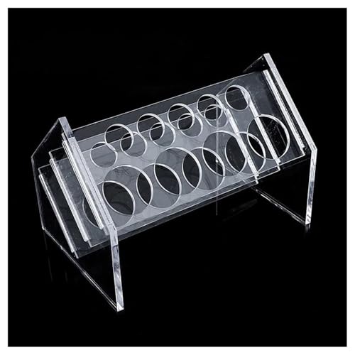 Acryl-Displayständer Regal for Tubes Transparent Storage Rack Holder Tube Rack 6 8 10 15Wells(15ml50ml-9holes) von CHUIXISH