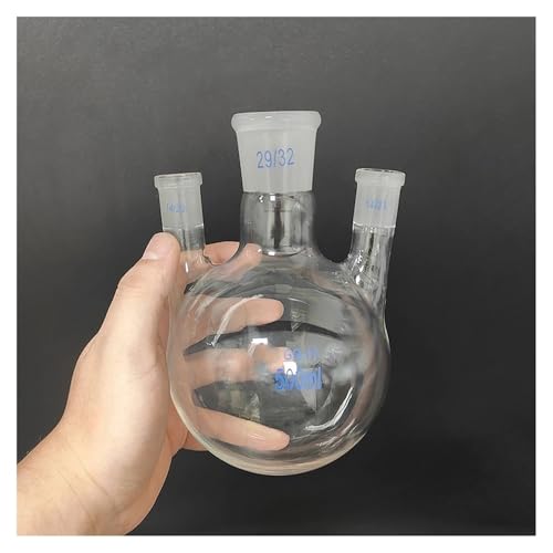 Dreihalskolben Gerade Form mit drei Hälsen Normschliff Mündung NS 29/32 Schliff 14/23(300mL) von CHUIXISH