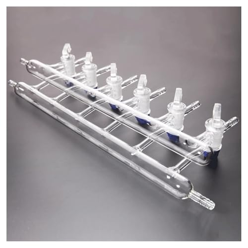 Einzel- Oder Doppel 3 4 5 6 Ports Labor Glas Vakuum Distributor Labrotary Glaswaren Experiment(2x6 Ports Glass Tap) von CHUIXISH