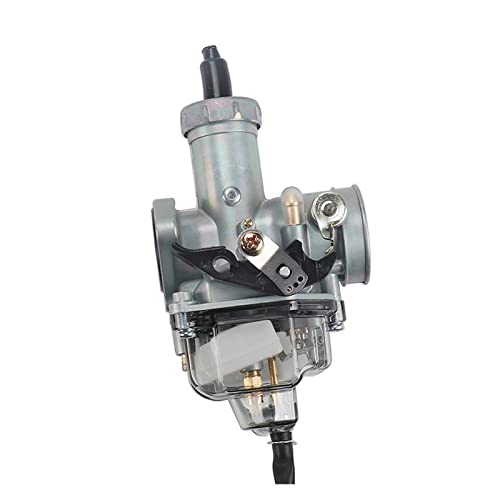 Ersatzteil für Vergaser 27 mm Kabel-Choke-Vergaser for 125 150 200 250 300cc EIN FERNSEHER Quad Go Kart PZ27. Motorradvergaser(Transparent cover) von CHUIXISH