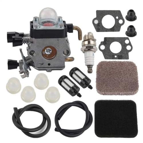 Ersatzteil für Vergaser FS85 FS80 Vergaser for FS75 FS80R FS85 FS85R FS85T FS85RX Rasentrimmer Weedeater C1Q-S97 mit Kraftstoff-Repower-Kit von CHUIXISH
