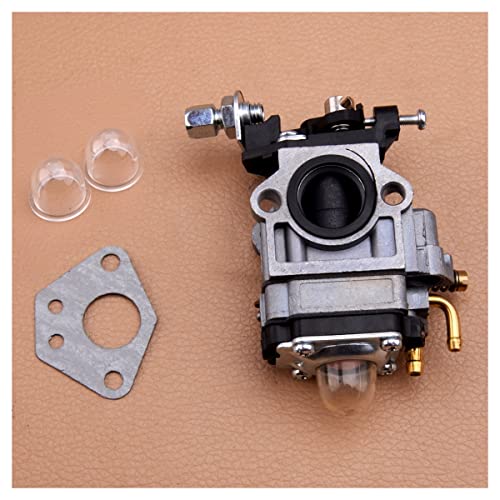 Ersatzteil für Vergaser Silbernes Metall-Vergaser-Set passend for HYBC5200 52cc 2-Takt-Benzin-Rasentrimmer Freischneider Ersatzteil für Vergaser Silbernes Metall-Vergaser-Set passend for HYBC5200 52cc 2-Takt-Benzin-Rasentrimmer Freischneider von CHUIXISH