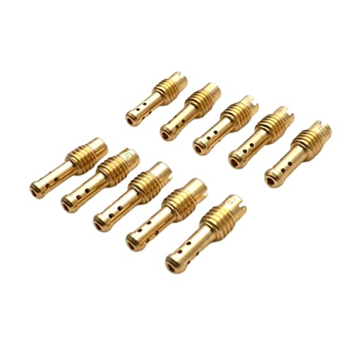 Ersatzteil für Vergaser Vergaser Sechskant-Hauptpilotdüsen Passend for VM/TM/T_MX AX100 15-37,5 Motorrad 10St(1) von CHUIXISH