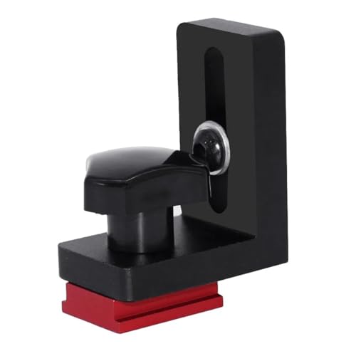 Holzbearbeitungstisch Zaun und T-Tracks Aluminium Gehrungsschiene T-Slot T Vorrichtung for Workbench Router Tischwerkzeuge(F30 Fence Connector,500mm) von CHUIXISH