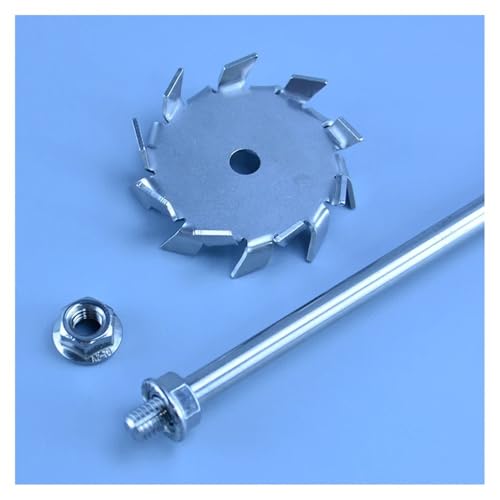Labor 304 Edelstahl Rührer Dispersion Disk Runde Platte Dispergieren Propeller Rühren(120mm) von CHUIXISH