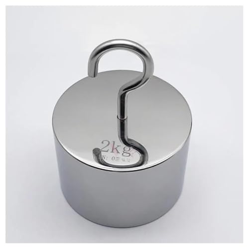 M1 Einzelhakengewicht 10g-2kg Standard-Gegengewicht Edelstahl-Waage mit Haken(1kg) von CHUIXISH
