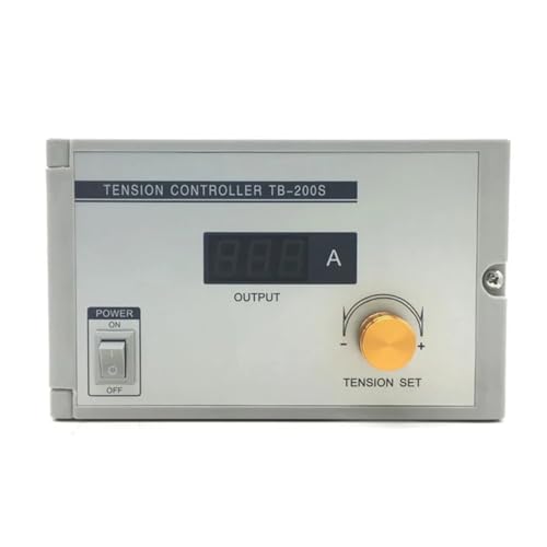 Manueller/Halbautomatischer Rollendurchmesser-Spannungsregler 4A & Sensor Magnetpulverbremse Kupplung Potentiometer SPS-Steuerung(TB-200S 0-3A) von CHUIXISH