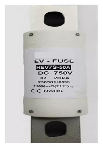 CHULKJFX Sicherungen HEV7S-50A 750VDC HEV7S-100A HEV7-250A HEV7-350A HEV7-800A EV7S-150A EV7S-400A NEUBG-450A NEUBG-1000A(Other Model Consult) von CHULKJFX