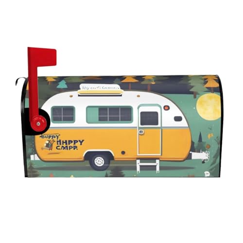 Happy Bus Camper Personalisierte Bedruckte Postbox Magnetische Schutzabdeckung mit Kunstdruck Outdoor Mailbox Decor Happy Bus Camper Personalisierte Bedruckte Postbox Magnetische Schutzabdeckung mit Kunstdruck Outdoor Mailbox Decor von CHUNMINW