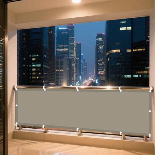 Sonnensegel mit Ösen Nach Maß 9 x 9 m Rechteckig Wasserdicht 98% UV Schutz Segel Baldachin Segeltuch mit Ösen Und Befestigungsseile für Garten Camping, Khaki von CHUNRONG