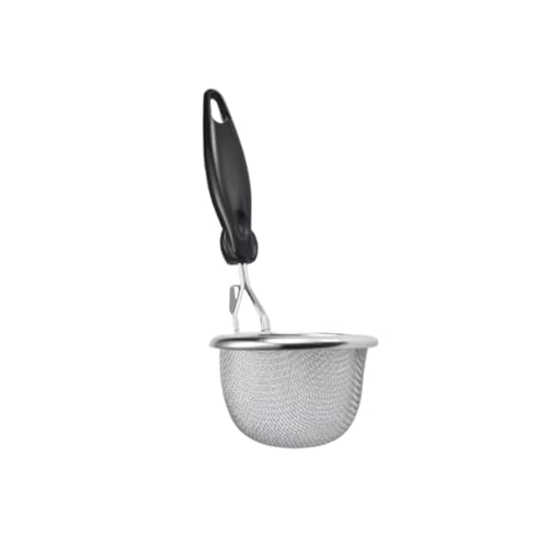 CHUNXVLI Schaumlöffel Küchensieb Edelstahl Zaun Küchenwerkzeuge Web Spinne Sieb Pasta Schlitzlöffel Zum Kochen Frittieren(10cm) von CHUNXVLI