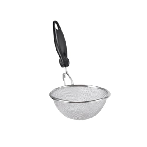 CHUNXVLI Schaumlöffel Küchensieb Edelstahl Zaun Küchenwerkzeuge Web Spinne Sieb Pasta Schlitzlöffel Zum Kochen Frittieren(13cm) von CHUNXVLI