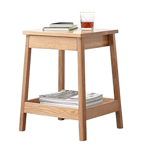 CHUNXVLI Teetisch, Wohnzimmertisch, modern, schlicht, doppellagig, quadratisch, Eiche, Beistelltisch, Zuhause, Schlafzimmer, Beistelltisch, Wohnzimmer, Sofa, Teetisch für Zuhause, Büro, Möbel CHUNXVLI Teetisch, Wohnzimmertisch, modern, schlicht, doppellagig, quadratisch, Eiche, Beistelltisch, Zuhause, Schlafzimmer, Beistelltisch, Wohnzimmer, Sofa, Teetisch für Zuhause, Büro, Möbel von CHUNXVLI