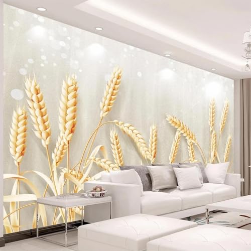 CHUNYAGOK 3D-Foto moderne Wohnkultur Pflanze Reed Tapete Schlafzimmer Wohnzimmer Wand Stroh Textur Wandbild Wandverkleidung von CHUNYAGOK