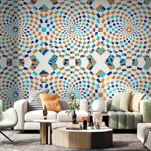 CHUNYAGOK 3D geometrische abstrakte Schlafzimmer Tapeten Design Wandmalereien geeignet für Wohnzimmer Schlafzimmer Home Interior Dekoration Tapeten von CHUNYAGOK