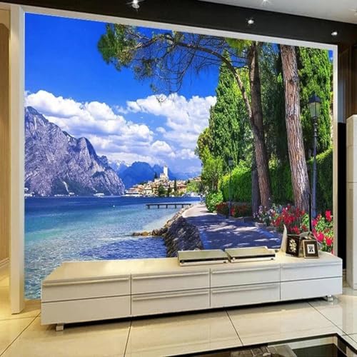 CHUNYAGOK Schlafzimmer 3D Landschaftstapete Meereslandschaft Himmel Wolken Blumen geeignet für Schlafzimmer Wohnzimmer selbstklebende Wandbilder CHUNYAGOK Schlafzimmer 3D Landschaftstapete Meereslandschaft Himmel Wolken Blumen geeignet für Schlafzimmer Wohnzimmer selbstklebende Wandbilder von CHUNYAGOK