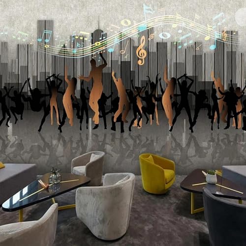CHUNYAGOK Tapetendesign Foto Wanddekoration Wandbild moderne Mode Musik Tanz Muster Bar KTV Dekoration Wandbild von CHUNYAGOK