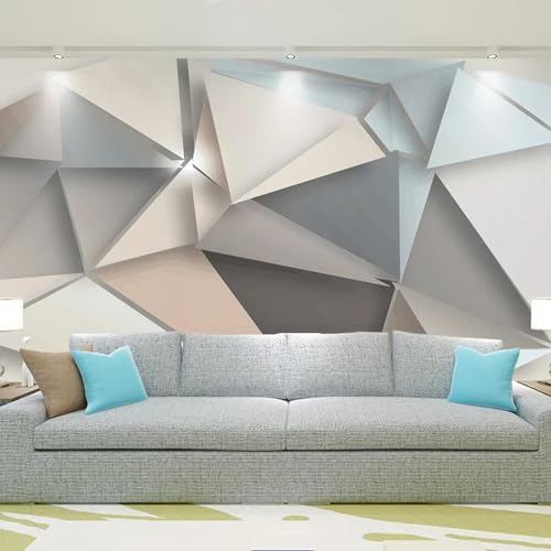 Fototapete 3D modernes Wohnzimmer Schlafzimmer abstrakte Wandbild geometrische Tapete von CHUNYAGOK