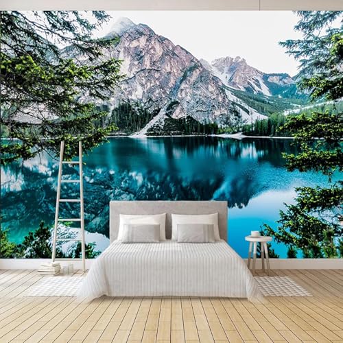 Fototapeten im modernen Stil Tapete Seeblick Landschaft Wohnzimmer Schlafzimmer Wand Dekoration Malerei 3d von CHUNYAGOK