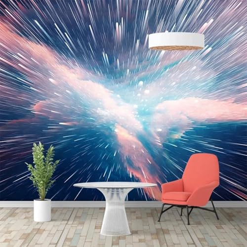 Kreative Tapete 3D abstrakter Sternenhimmel Fototapete Papier geeignet für Schlafzimmer Wohnzimmer Dekoration Zuhause von CHUNYAGOK