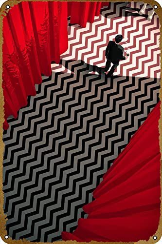 Twin Peaks Poster Filme & TV-Serie Vintage Blechschild 20,3 x 30,5 cm Wanddekoration, 20,3 x 30,5 cm von CHUUIIGO