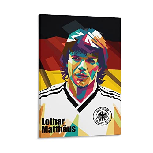 CHUXU Lothar Matthäus Poster, Heimdekoration, Poster, Wandkunst, Hängebild, Druck, dekoratives Gemälde, Poster, 40 x 60 cm von CHUXU