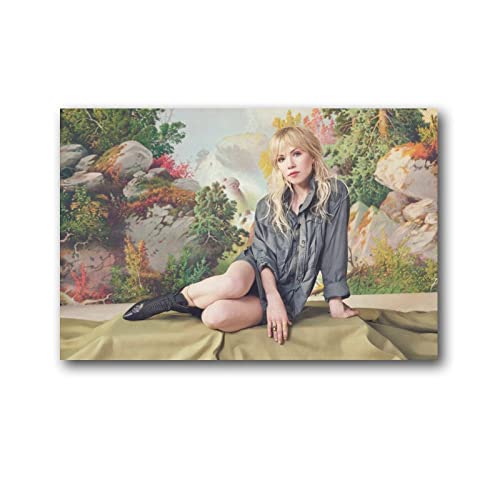 Carly Rae Jepsen Kanada Schauspielerin Sänger Poster Wandkunst Poster Drucke Heimdekoration Bild Leinwand Malerei Poster 30 x 45 cm von CHUXU