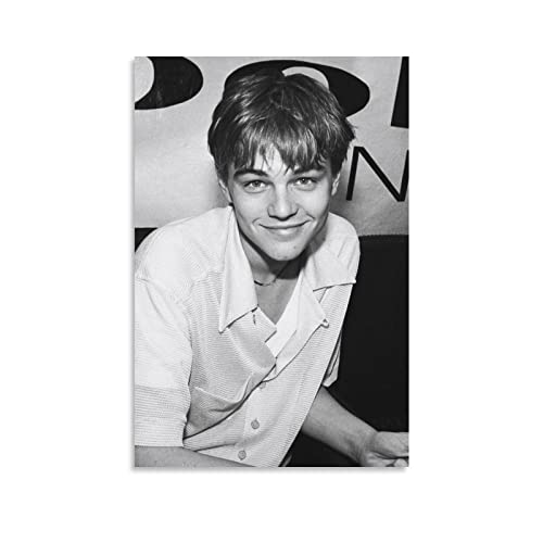 Leonardo DiCaprio Young Actor Poster Leinwand Wandkunst Poster Dekorativ Modern Home Print Bild Kunstwerke Poster 40 x 60 cm von CHUXU