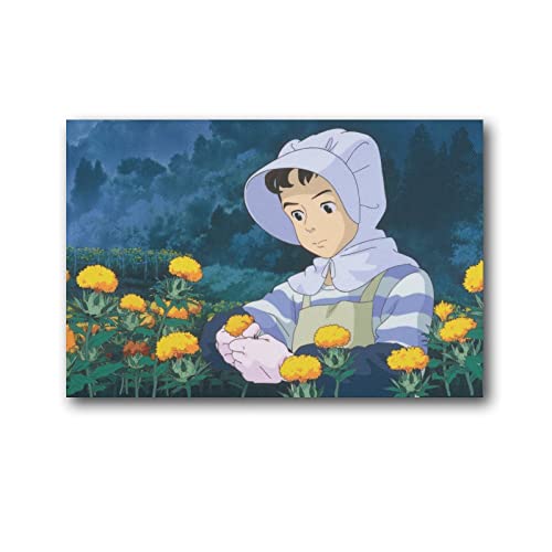 Only Yesterday Anime Japanisches klassisches Poster Leinwand Gemälde Poster Wandkunst Dekorative Bild Drucke Moderne Dekoration 20 x 30 cm von CHUXU